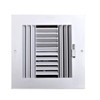 HBW Four-Way Plastic Side Wall/Ceiling Register in White 6" w