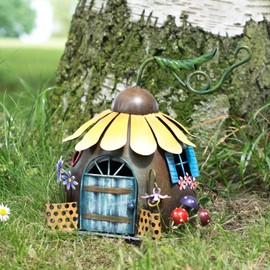 ProdBuy Limited Metal Fairy Garden Sunflower House