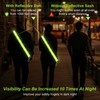 flintronic Reflective Belt Sash Gear, Luminous Led Safety Shoulder Strap,
