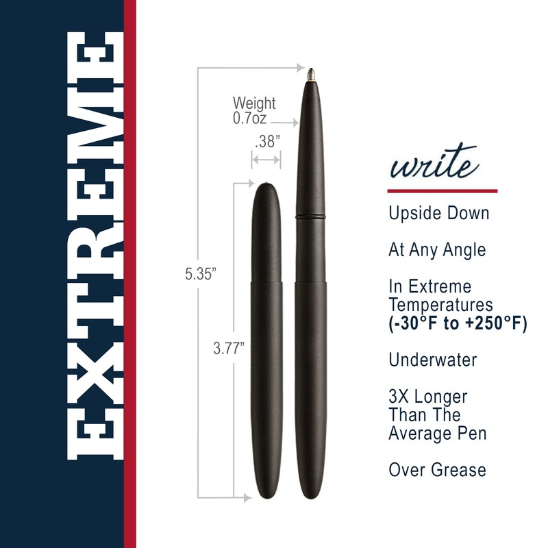 Fisher Space Pen Cerakote 400 Series Bullet Pen– Pressurized Ballpoint