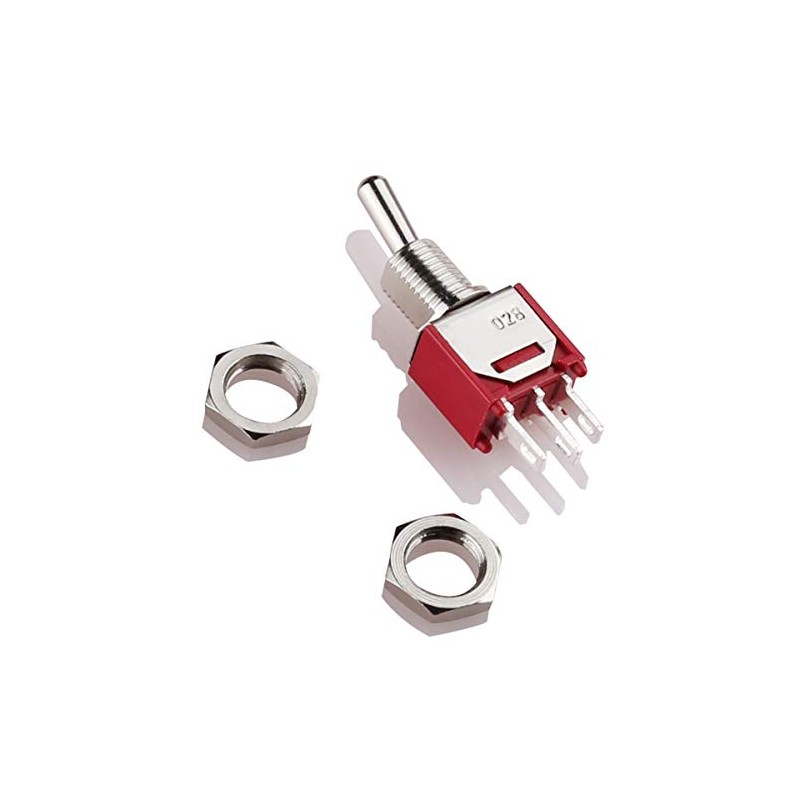 CLDIY Toggle Switch ON/ON 2 Position 3 Pin SPDT Mini
