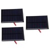 3pcs DC4V 150mA Solar Panel Cell Power Module Polycrystalline Silicon