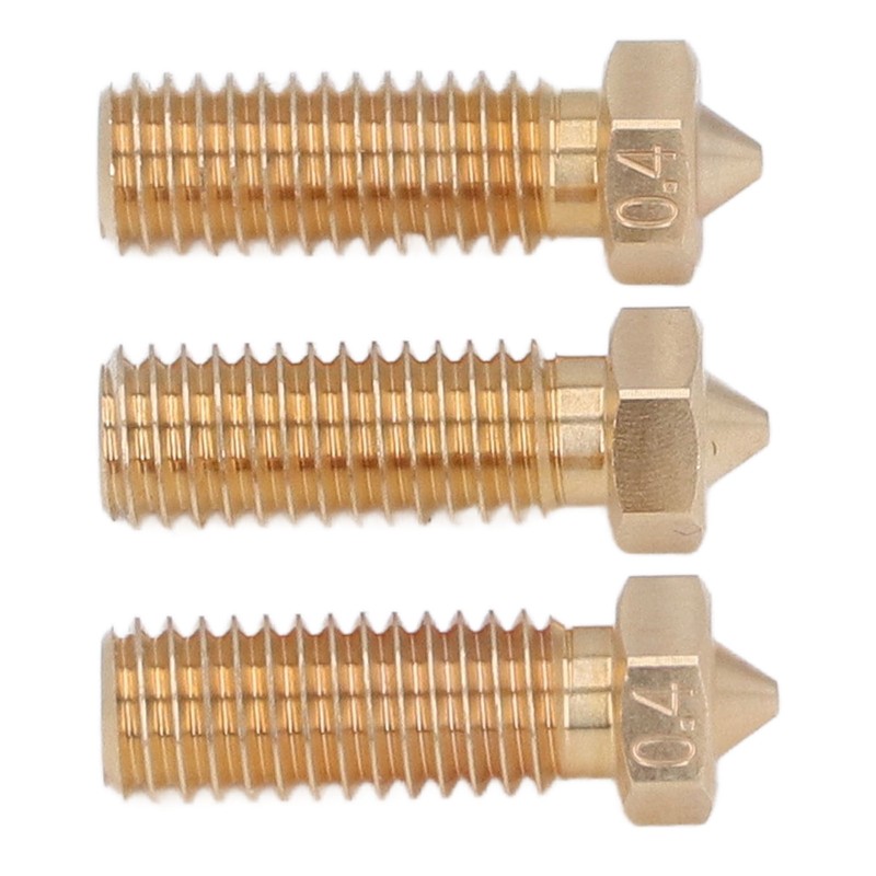 3Pcs Volcano Nozzle Kit Set Brass High Speed Print Head