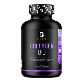 Biotina de 100 Cpsulas. Ingredientes naturales Colgeno, Vitamina E y Vitamina C. Collagen Bio B Life.                                                 
