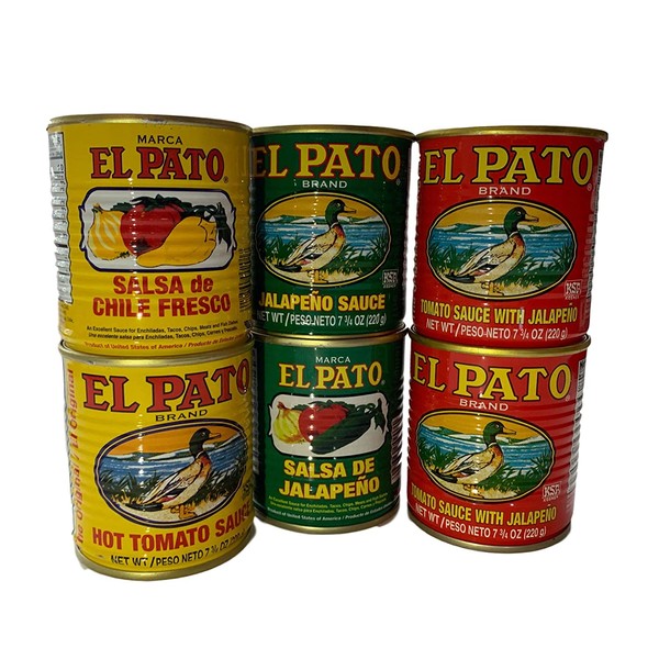 El Pato Assorted Sauce Pack! 2 Each All 3 Flavors Included! Now Your Meal Tastes Authentic!