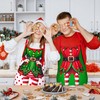 90shine 4PCS Christmas Aprons for Women: Kitchen Baking Cooking Apron,