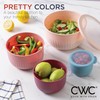 COOK WITH COLOR Prep Bowls with Lids- Wide and Deep