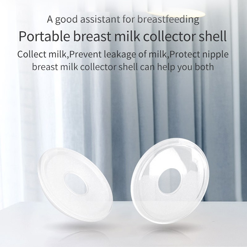 4pcs Silicone Nursing Cups Spill Prevention Prevent Friction Breastmilk Collection