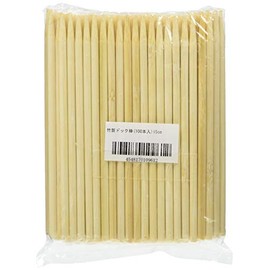 勝亦商店 竹製ドック棒(100本入)15cm