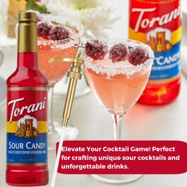 Sour Candy Syrup for Coffee 25.4 Ounces Coffee Syrups and Flavors with Jimoco Pump Syrup Dispenser