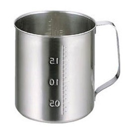 TRUSCO Stainless Steel Beaker, and Spout No 2.0l 135x145 tsh637