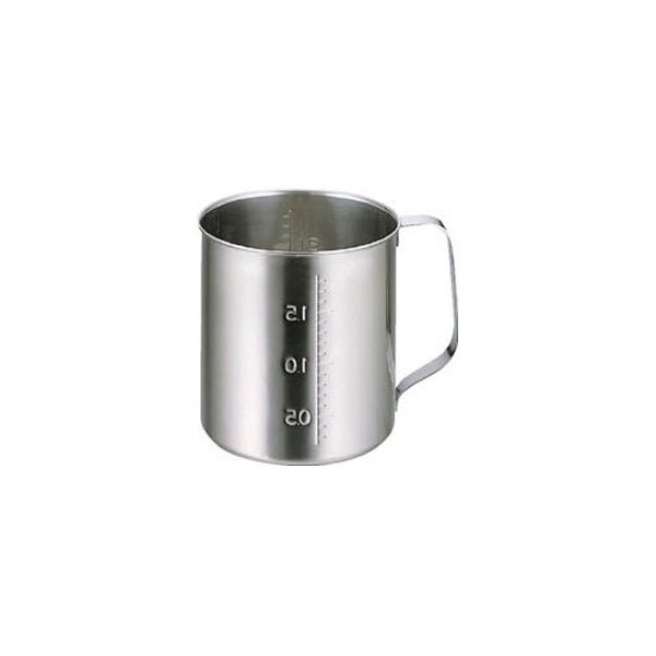 TRUSCO Stainless Steel Beaker, and Spout No 2.0l 135x145 tsh637