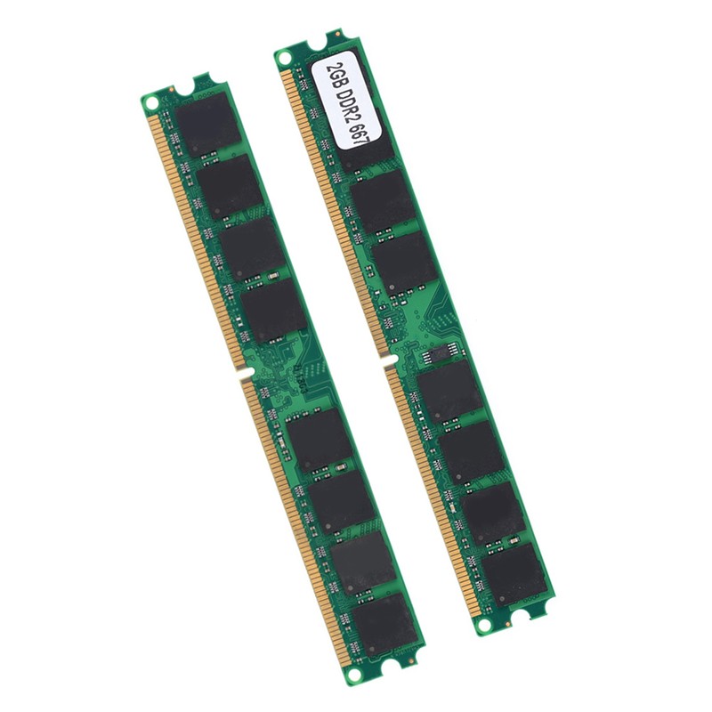 2GB DDR2 667MHz PC2-5300 PC Memory Ram 240Pin Module Board