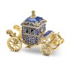 Luxury Giftware by Jere Bejeweled ROYAL BLUE Carriage w/Ring Pad