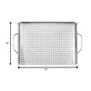 Outset 76632 Stainless Steel Grill Topper Grid, 11"x17" BBQ Tray