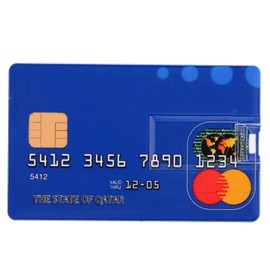 Tarjeta de 32 GB Disco U, Tarjeta Bancaria de Crédito Unidad Flash USB Computadora Oficina Externa para Estudiantes Tarjeta de Almacenamiento Portátil Creativa Forma U Disco