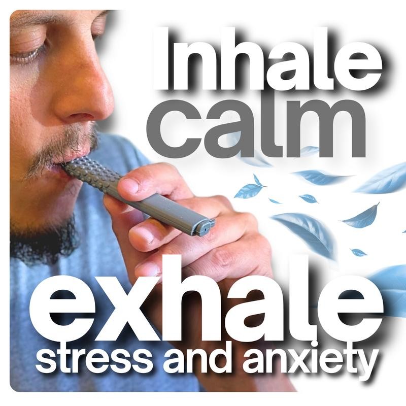 Mint Essential Oil Aromatherapy PuffBar + Chewer to Help Quit