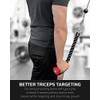 THEFITGUY Ergonomic Single Grip Tricep Rope Cable Attachment, Comfort Non-Slip