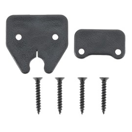 SURIEEN Sun Visor Repair Kit, Heavy Duty Mounting Sun Visor Clips Compatible with Dodge RAM 1500 Trucks 2019 2020 2021 2022 2023 Aluminum Alloy Sun Visor Accessories (2 Pack)