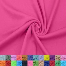 Stylish FABRIC 60" Wide 100% Polyester Interlock Lining – Lightweight Knit Fabric by The Yard-for Apparel, Clothing, School Projects, Party Decorations, Drapery, and DIY, Berrry #035 1 Yard