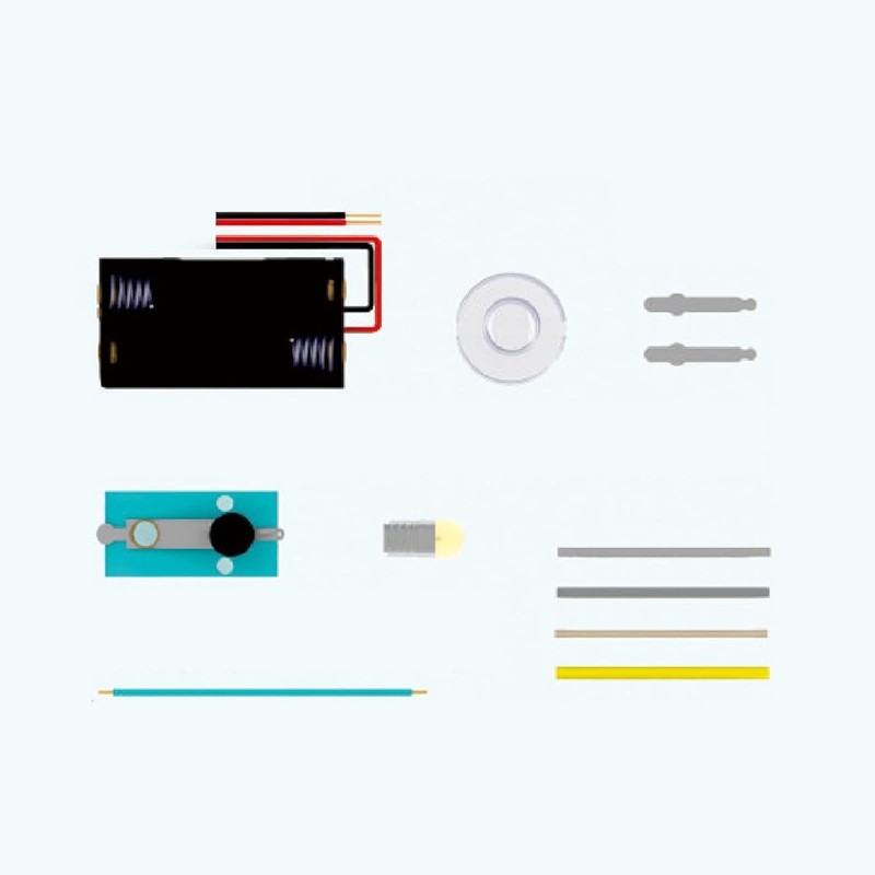 1 Pc Electrical Circuit Experiment Kit, Small Bulb Lights Up