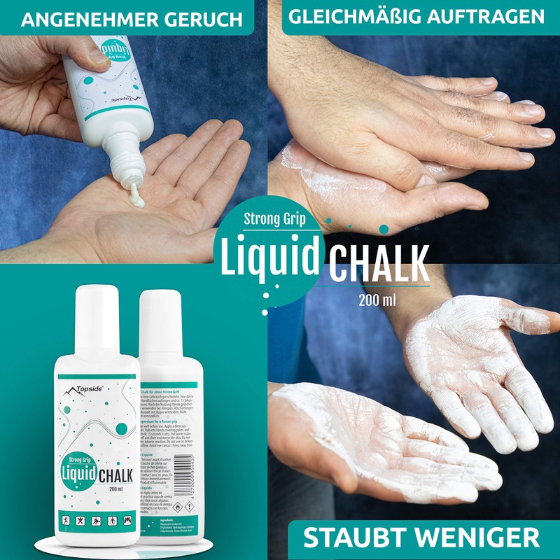 TOPSIDE Bulk Pack of 4 x Liquid Chalk 200 ml