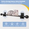 TKZTKZ No Drill Curtain Rod Brackets:Self Adhesive Curtain Rod Holders