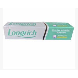 Longrich Toothpaste, WhiteTea, Fluoride Free, Deep Cleaning Jumbo Size (200g)