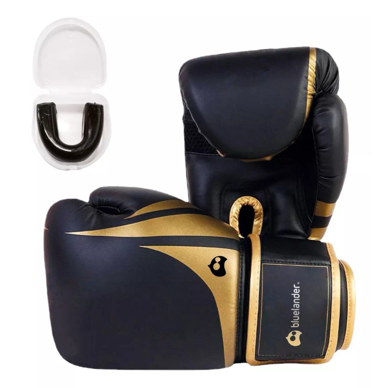 Bluelander 2 Guantes De Box Entrenamiento Kickboxing Velcro 8-12oz