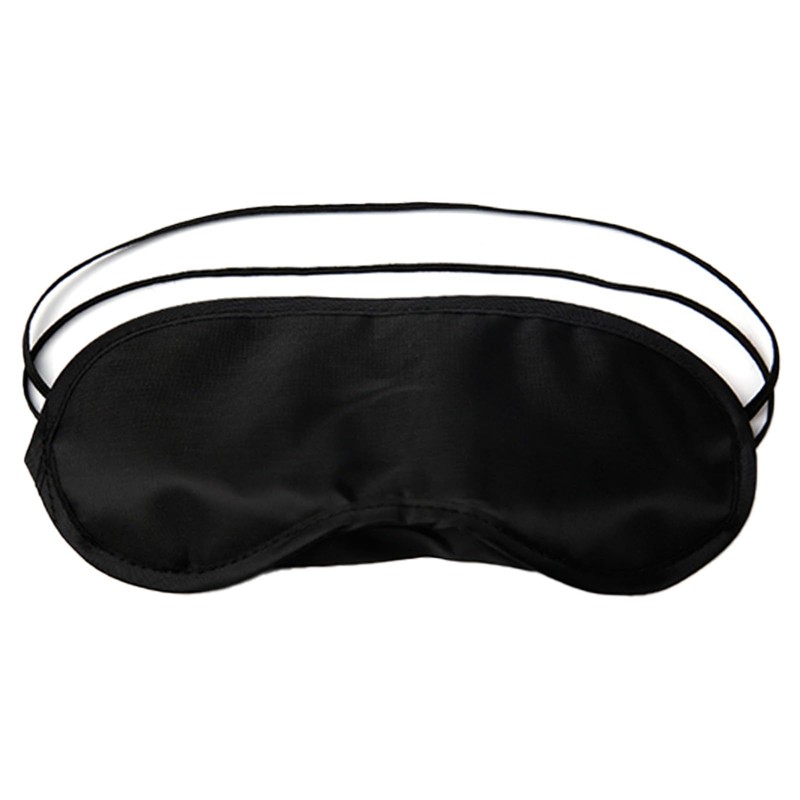 Disposable Eye Mask, Individually Wrapped, Set of 50, Black, Light