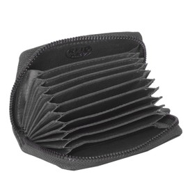 Chesterfield Leather Wallet Black Robin