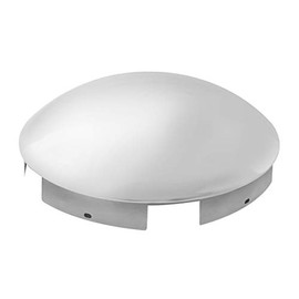 GG Grand General 10504 Stainless Steel Front Hub Cap, 1 Inch Lip, 6 Uneven Notches