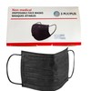 Non-Medical Disposable Face Masks, 3-Ply, Black, 50-Pack