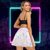 Dmaiy Light Up Women Tutu Skirt Polka Dots Tulle Dance