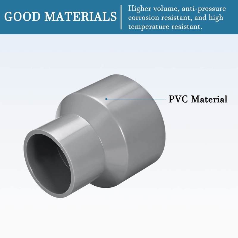 QUARKZMAN 75 mm x 50 mm PVC Reduction Coupling x