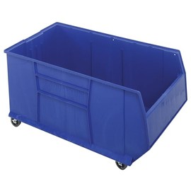 FSE 373-QRB256MOBBL RackBin 42" Containers, Mobile, 41-7/8"L x 23-7/8"W x 20-1/2"H, for use with 42"D Pallet Racks, Blue, Made in USA