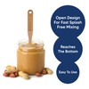 HIC Kitchen No-Mess Natural Nut Butter Mixer, BPA Free, For