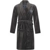 Tokyo Laundry Men's Alps Fleece Dressing Gown - Dark Grey