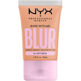 NYX PROFESSIONAL MAKEUP- Base de maquillaje Bare With Me: consigue una tez suave y difuminada al instante con nuestra primera base de maquillaje con efecto difuminador. En tonos de acabado mate de cob