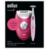 Braun 3-202 Silk-épil 3 Epilator Include Bikini Trimmer, Raspberry