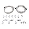 Luocute Power Steering Hose Kit, 25 Inch 6AN Power Steering