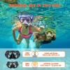WACOOL Professional Snorkeling Snorkel Diving Scuba Package Set with Anti