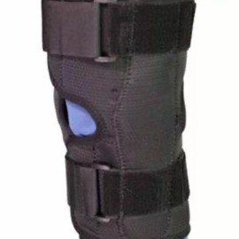 TLC Medical Hinged Knee Brace Wrap XL - Supportive, Adjustable - Unisex (Black)