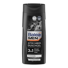 Balea [International Direct Shipping] Balea Men Shower Gel Active Carbon 300ml / [해외직배송] 발레아 맨 샤워젤 액티브 카본 300ml