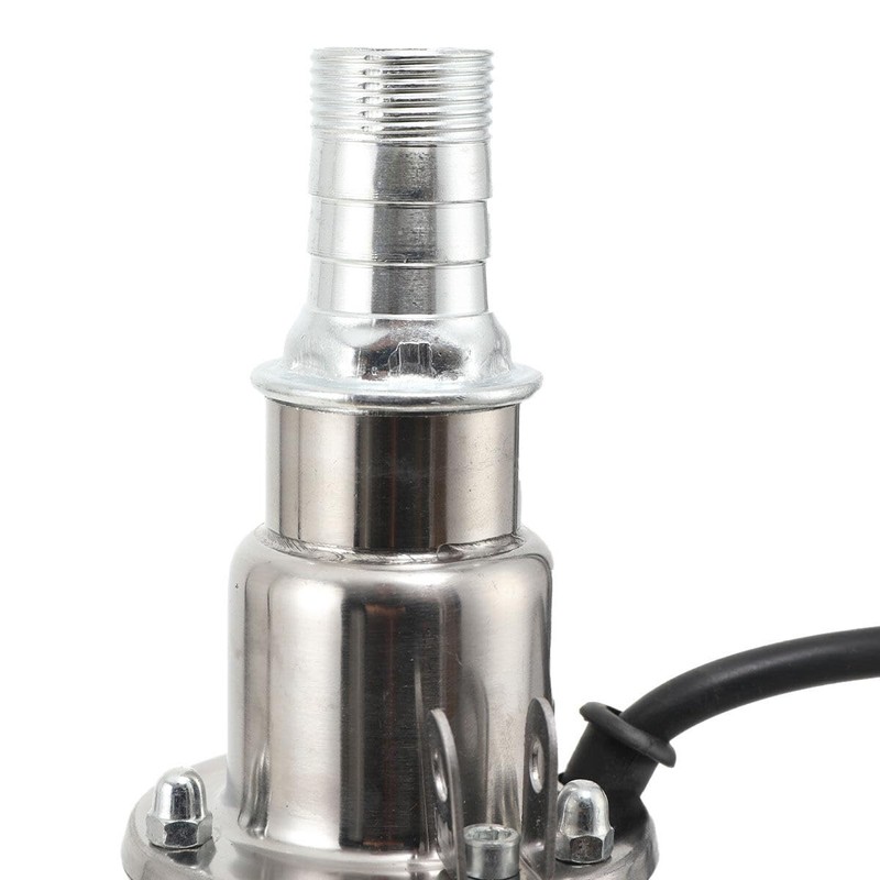 TABODD 200W Solar Submersible Pump Kit, 12V DC Deep Water