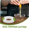 STOBAZA 2pcs Cutter Tool Egg Cracker Topper for Cooking Baking