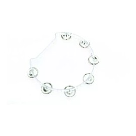 Hacer y Aprender 2 Panderos De Plástico Grande 22 Cm,  De Colores, Musical