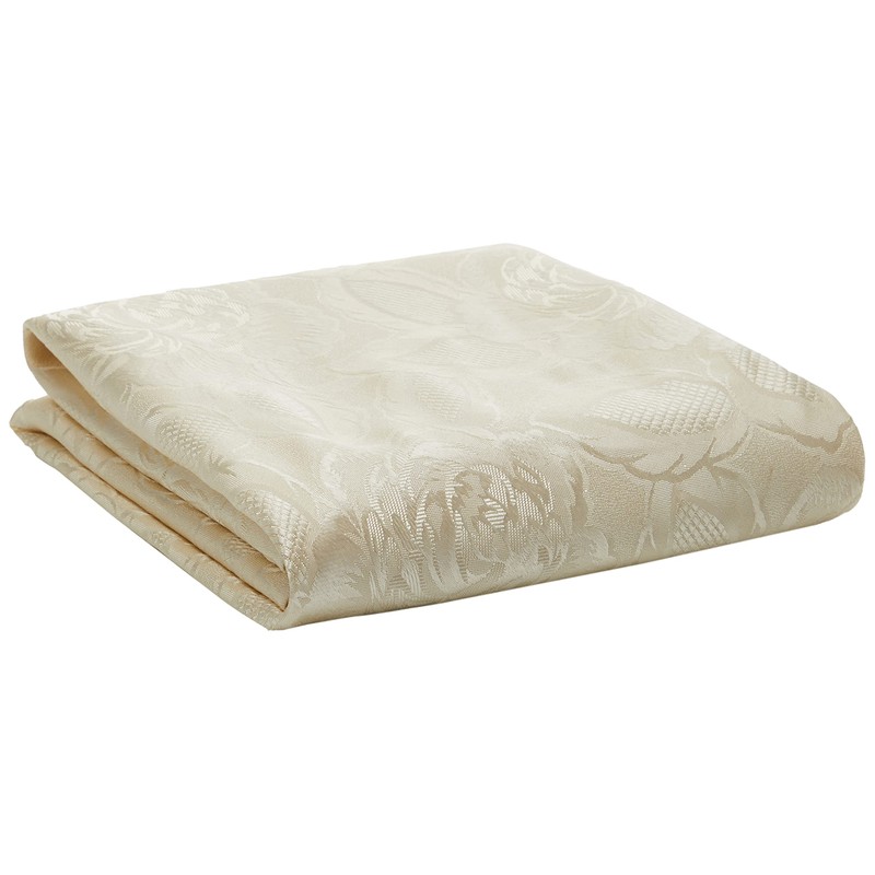 Emma Barclay Damask Rose - Jacquard Table Cloth in Cream