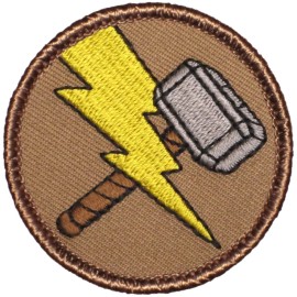 Awesome Boy Scout Patrol Patch! - #498 The Thor Hammer Patrol!