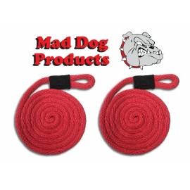 Mad Dog Red Fender Line - 3/8" x 8' - Sold in Pairs - Made in the USA